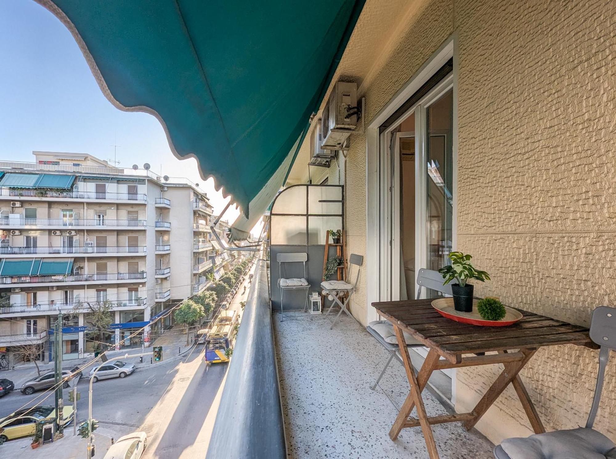 Spacious Apt For 5 Guests Next To Acropolis&Metro เอเธนส์ ภายนอก รูปภาพ
