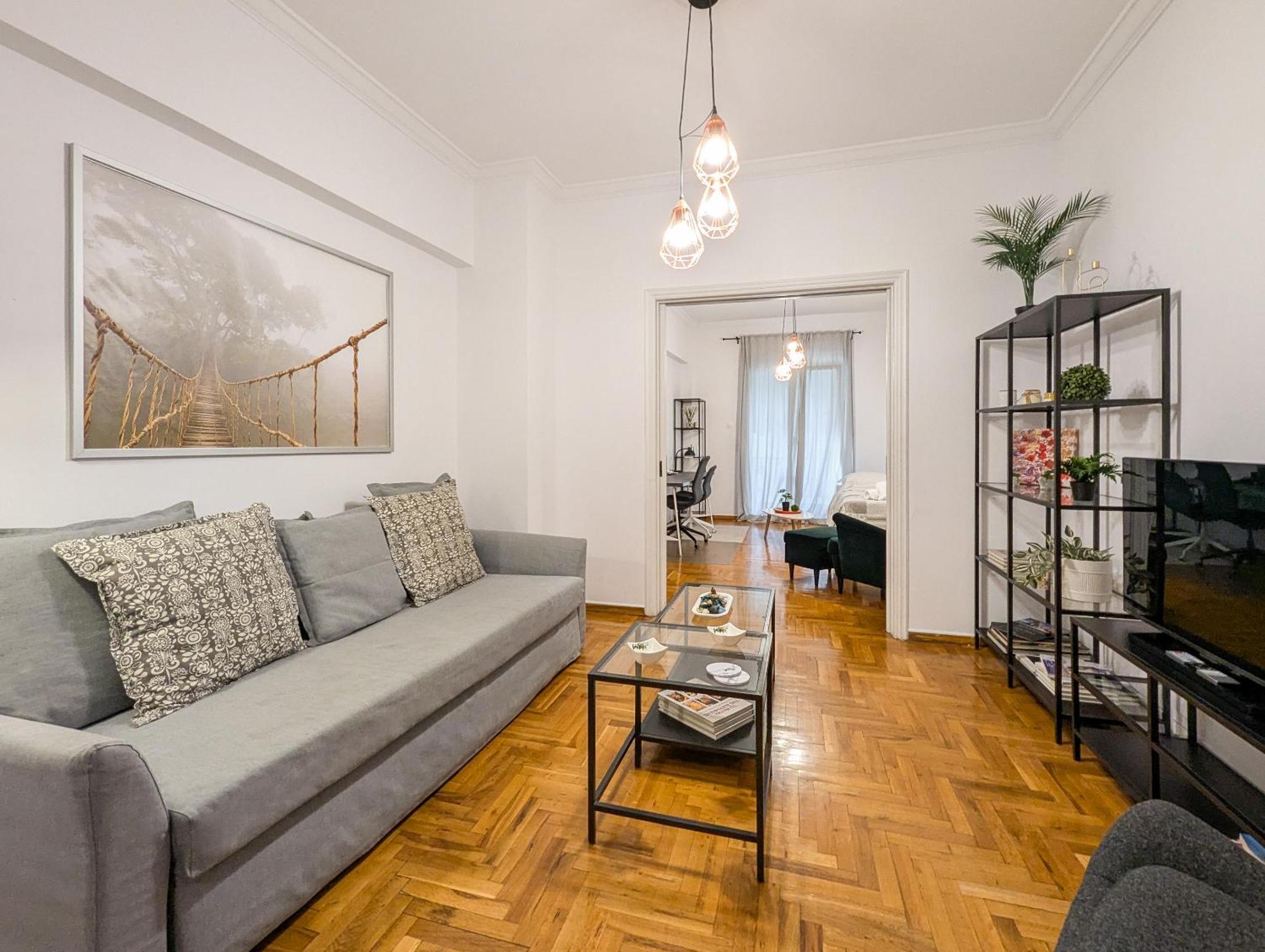 Spacious Apt For 5 Guests Next To Acropolis&Metro เอเธนส์ ภายนอก รูปภาพ