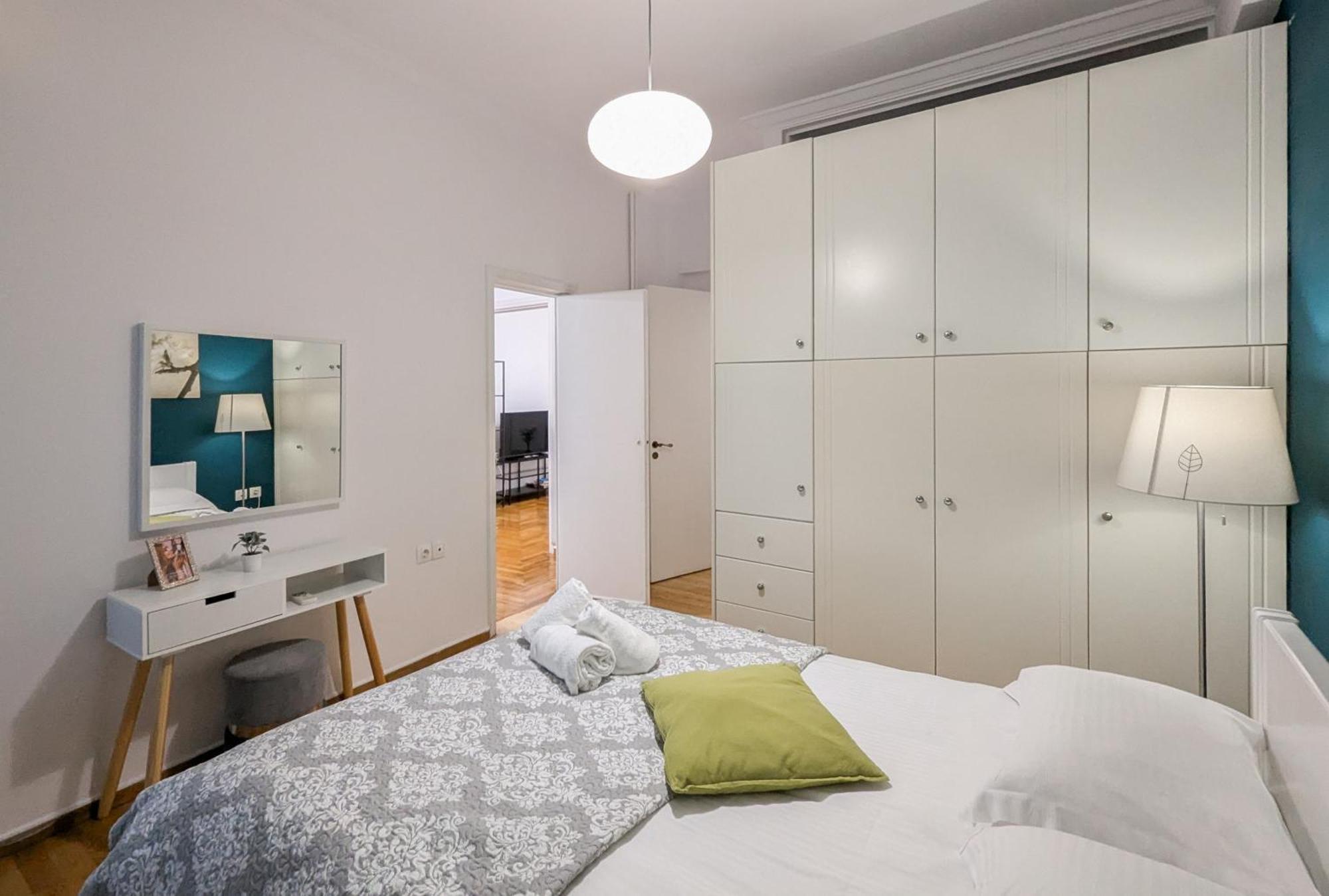 Spacious Apt For 5 Guests Next To Acropolis&Metro เอเธนส์ ภายนอก รูปภาพ